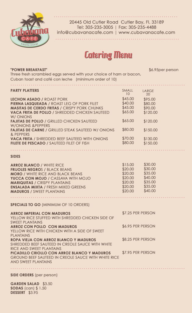 catering